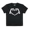 Charcoal Skeletal Heart Hands Youth Crew Neck T-Shirt by Celebrate It™